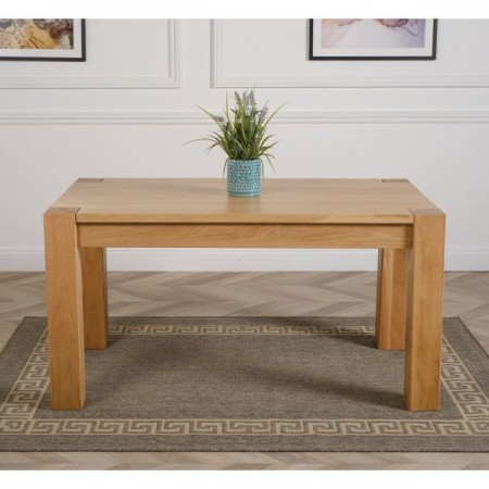 Chunky1m2 : Bàn Ăn Gỗ Sồi 1m2 + 4 Ghế ( 2N - Mặt Nệm PU )